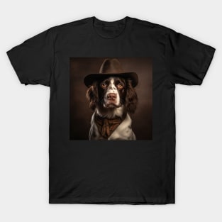 Cowboy Dog - English Springer Spaniel T-Shirt